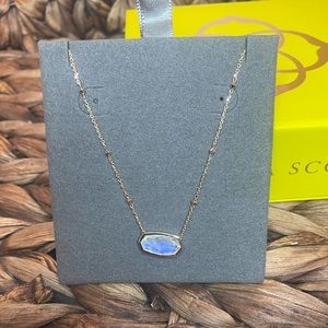 Kendra Scott Elisa 14K Yellow Gold Moonstone Necklace